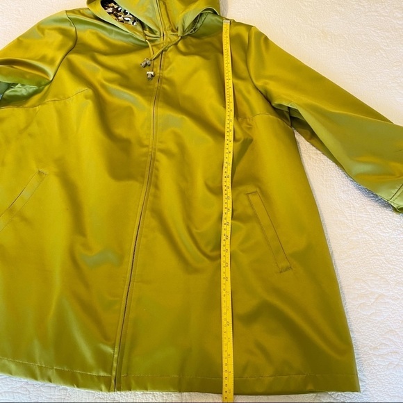 Dennis Basso Green Zip Hooded Jacket - 2X - Picture 12 of 15